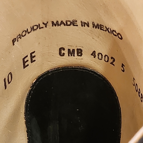 SOLD!! Capitan Men's TELLURIDE Cognac Ostrich Square Toe Cowboy Boots. 10EE NIB! - Picture 10 of 12